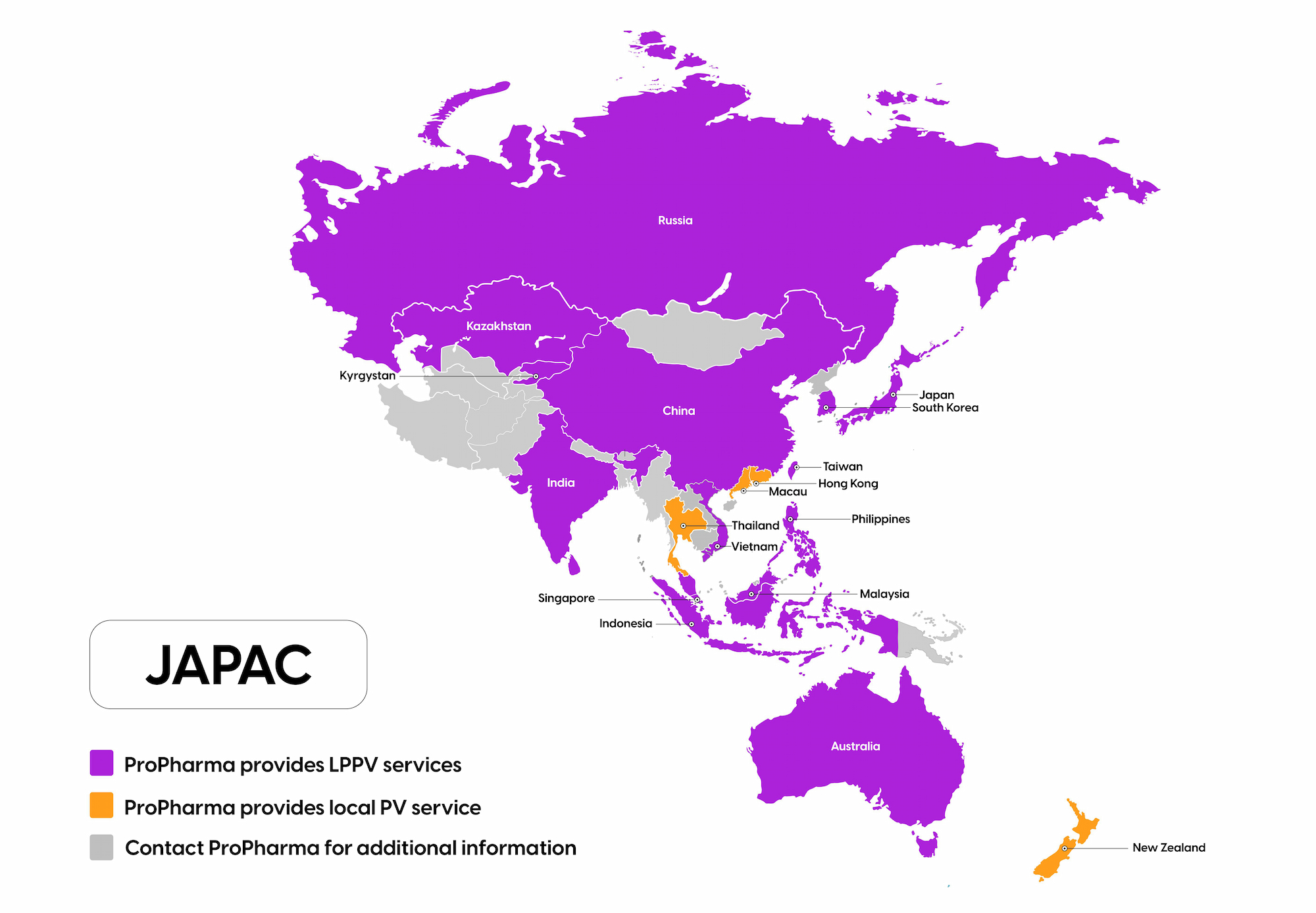 JAPAC LPPV Map