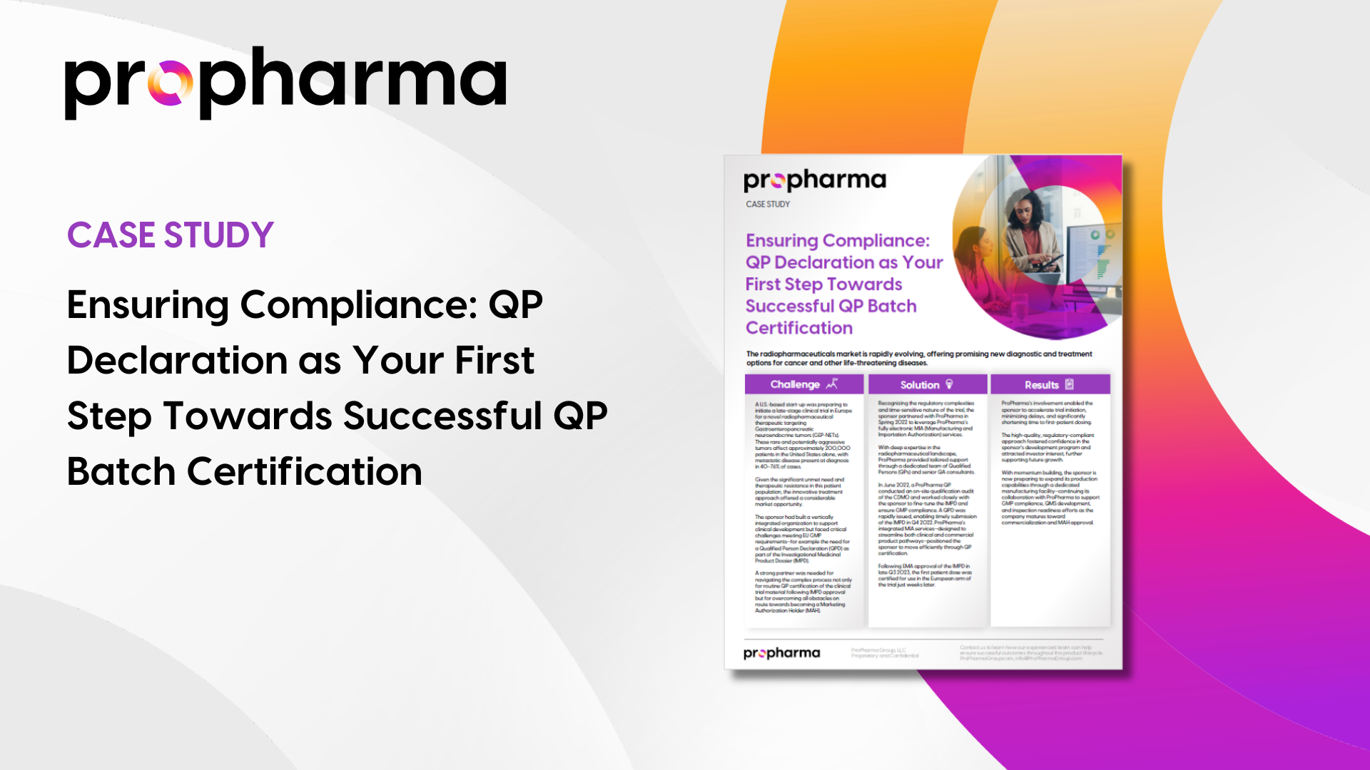 Ensuring Compliance: QP Declaration as Your First Step Towards Successful QP Batch Certification